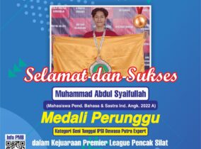 Syaiful Raih Medali Perunggu dalam Kejuaraan Premier League Pencak SilatAnjuk Ladang Nasional 2024