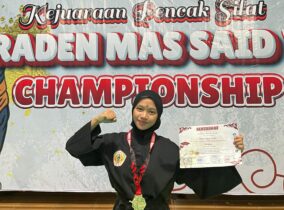 Tria Bayar Kemenangan Kejuaraan Pencak Silat Raden Mas Said V 2024