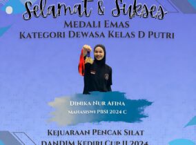 Dinika Nur Afina Raih Medali Emas dalam Kejuaraan Pencak Silat Tingkat Provinsi