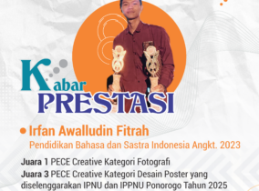 Selamat, Irfan mahasiswa STKIP Ponorogo Borong Juara IPNU dan IPPNU Ponorogo 2025