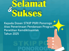 Lagi, Dosen-Dosen STKIP PGRI Ponorogo Lolos Hibah Kemdiktisaintek 2025