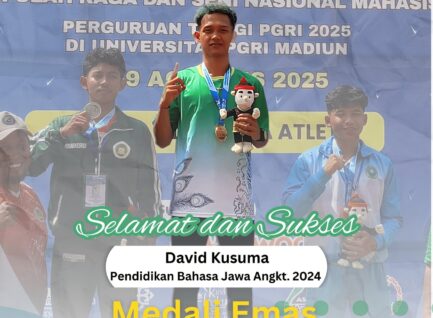 Borong Dua Medali Emas, David Kusuma Tunjukkan Prestasinya di PORSENASMA 2025