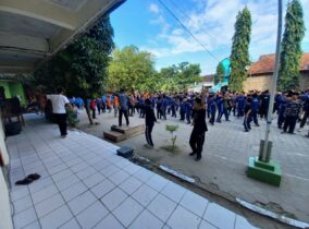 Mahasiswa PPL Pandu Senam Pagi