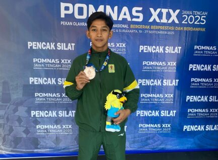 Andika Rianto, mahasiswa STKIP PGRI Ponorogo Mewakili Jawa Timur dalam Event POMNAS XIX Jateng 2025