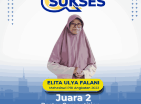 Dari Tekanan Berubah menjadi Kemenangan: Elita Raih Juara 2 Lomba Desain Poster