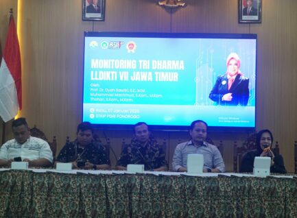 Monitoring Tridharma oleh Kepala LLDIKTI VII dan Tim