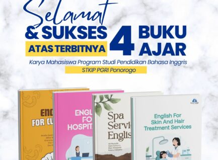 Inspiratif, Mahasiswa Pendidikan Bahasa Inggris Luncurkan 4 Buku Ajar