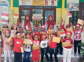 Semarak Perlombaan HUT RI ke-81 di TK Dharma Wanita Gabel