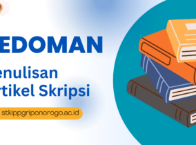 Pedoman Penulisan Artikel Skripsi Pedoman Penulisan Artikel Skripsi