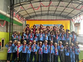Semarak Pramuka Prasiaga dalam Rangka Memperingati Hari Pramuka di TK Muslimat NU 04/08G Kepatihan