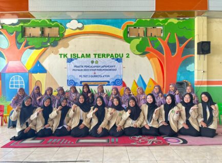 Mahasiswa PG PAUD STKIP PGRI Ponorogo Laksanakan Observasi dan Pembukaan PPL II di PG TKIT 2 Qurrota A’yun Ponorogo
