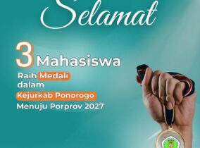Tiga Pesilat STKIP PGRI Ponorogo Bawa Pulang Emas Bumi Reog Cup 3