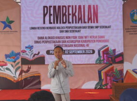 Gandeng Dosen STKIP PGRI, Perpusda Ponorogo Beri Pembekalan Resensi Bagi Pelajar Gandeng Dosen STKIP PGRI, Perpusda Ponorogo Beri Pembekalan Resensi Bagi Pelajar